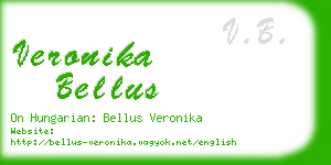 veronika bellus business card